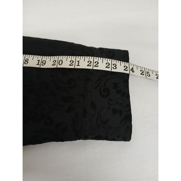 Croft & Barrow Black Jacquard Button-Up Jacket 2X Cotton & Polyester - Picture 6 of 6